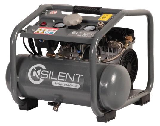 COMPRESSEUR 550W SILENT 6C SH 6,2M3/H 6L - LACME - 461910
