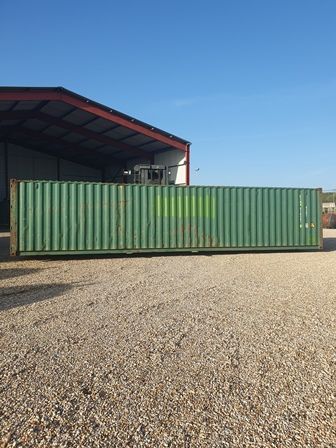 Container 40 pieds vert occasion ref : W06702310001 - DABERT CITERNES_0