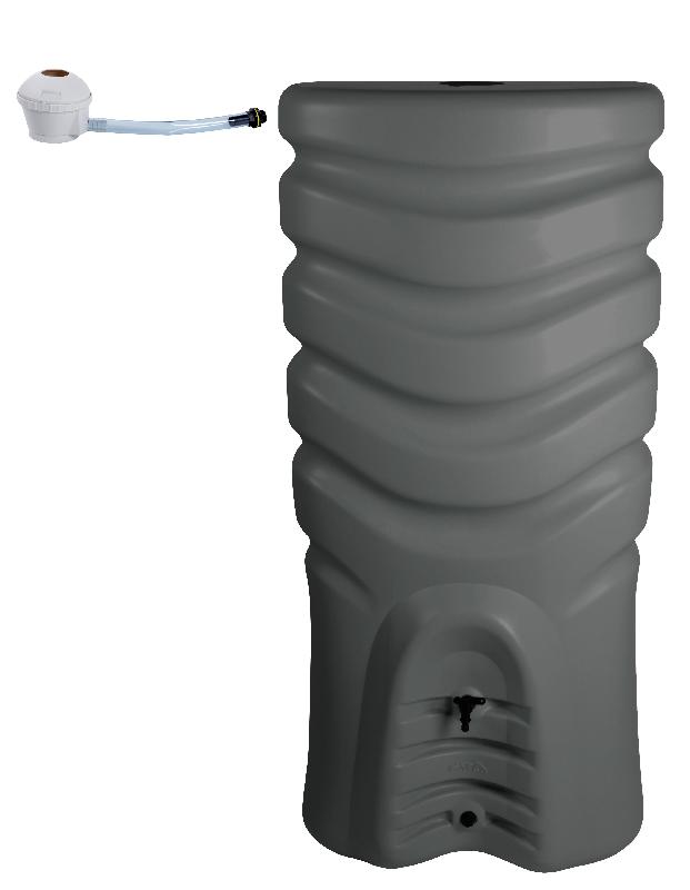 Cuve murale - récupérateur d'eau 550 litres OFG + kit collecteur - CVMROHDGR-ED04_0