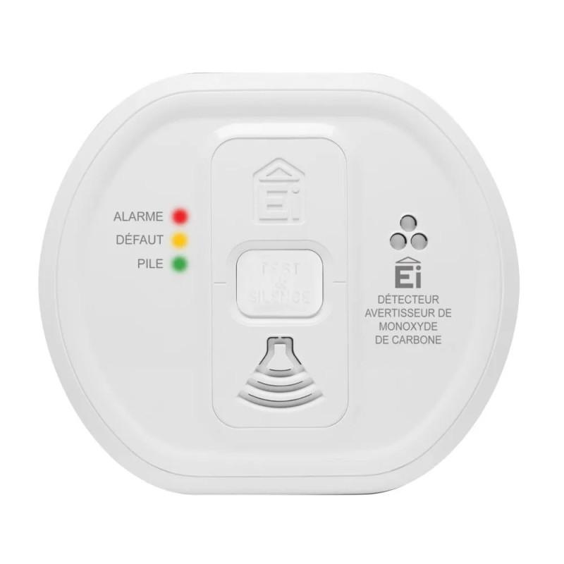 Détecteur Autonome Avertisseur de Fumée Ei208W - Réf. : CSE0270 - Affichage et Mémorisation du taux de CO - Fabrication UE_0