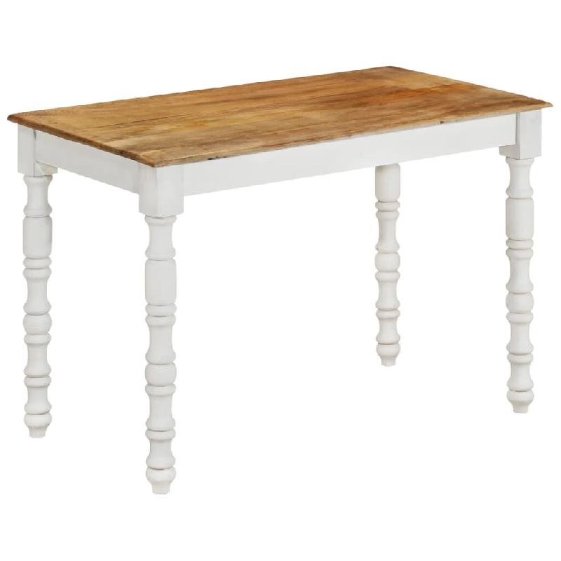 Décoshop26 - Table de salle à manger design rustique 110 x 60 x 76 cm bois de manguier massif DEC036651 - Bois massif 3000261327288_0