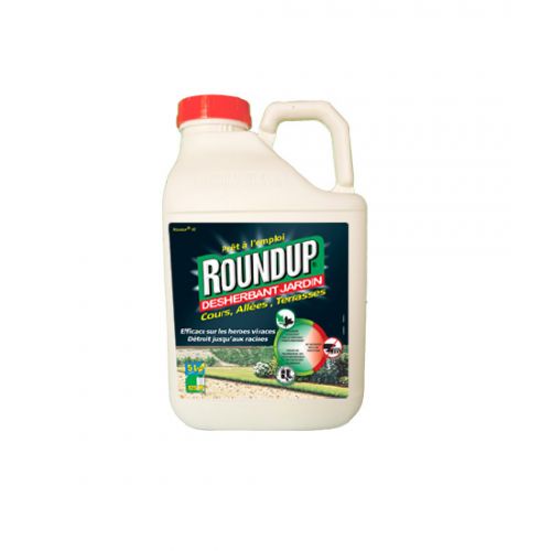 DÉSHERBANT JARDIN ROUNDUP ALLÉE ET TERRASSE 5 LITRES