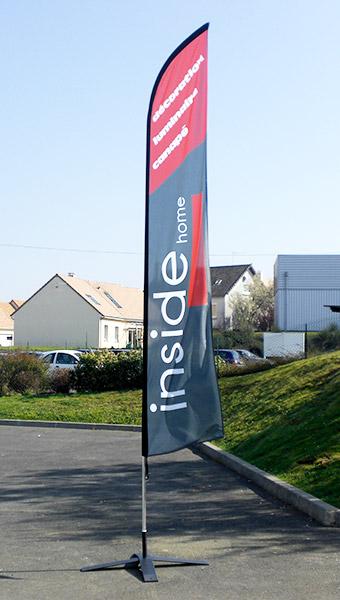 Drapeaux flamme - Utilisation intérieure et extérieure_0