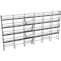 ECHAFAUDAGE DE FAÇADE DUO 45 LOT DE 190 M2