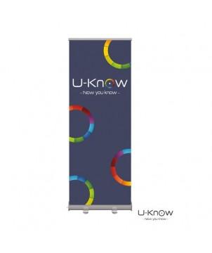 ENROULEUR LUXE 100 X 200 CM - KAKÉMONOS, X-BANNERS ET ENROULEURS
