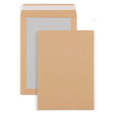 ENVELOPPE KRAFT 120 G/M² DOS CARTON 260 X 330 MM SANS FENETRE - FERMETURE AUTO-ADHESIVE - BRUN