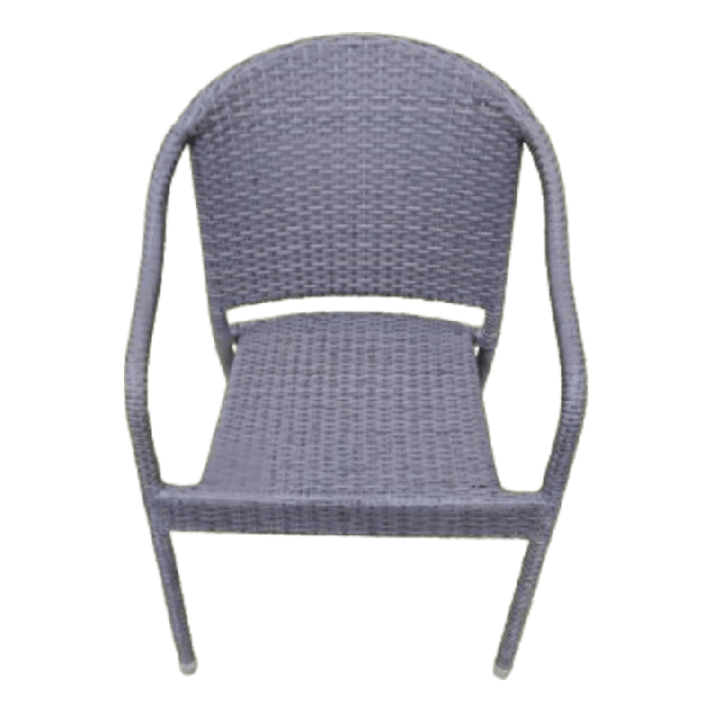 Fauteuil Hauteur Normale 560x560H800 Tresse Plastique Noir Inconnue CHSHN56x56TresPlasNoir_0