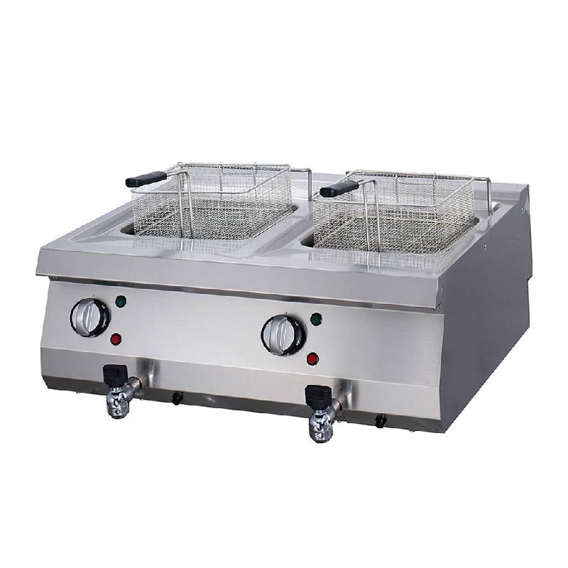 Heavy Duty friteuse 2x12 L prof 70 cm, électrique Maxima 09394999_0