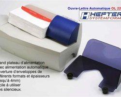 Hefter ol 220 ouvre-lettre automatique professionnel_0