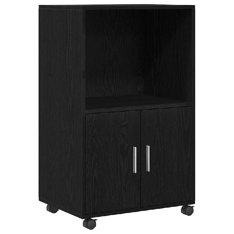Helloshop26 - Armoire moderne rectangulaire 55 x 40 x 91 cm avec grand espace de stockage style épuré en bois d'ingénierie chêne 02_0052190 - Bois_0