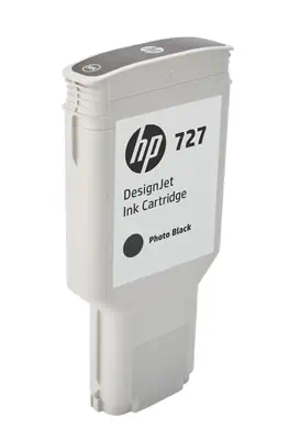 HP 727 cartouche d'encre DesignJet noire photo, 300 ml_0