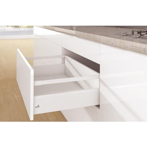 KIT TIROIR TRINGLES ARCITECH - PROFIL H 126 MM - DOS H 218 MM - BLANC - L 300 MM HETTICH