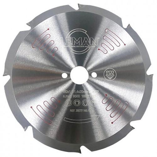 LAMES DE SCIES CIRCULAIRES DIAMANT TP - Ø160X20MM - 8 DENTS LEMAN