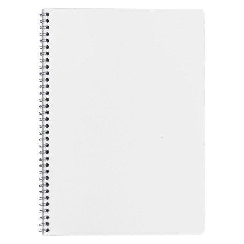 LOT DE 5 - CAHIER SPIRALE BUDGET A4 21 X 29,7 CM PETITS CARREAUX 100 PAGES
