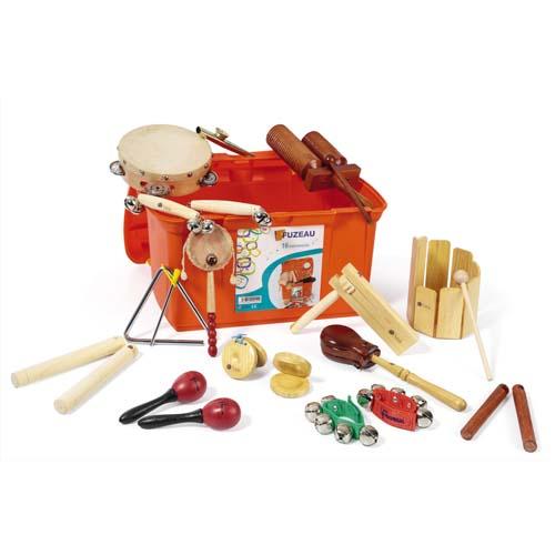 MALLE COMPRENANT 16 INSTRUMENTS DE MUSIQUE