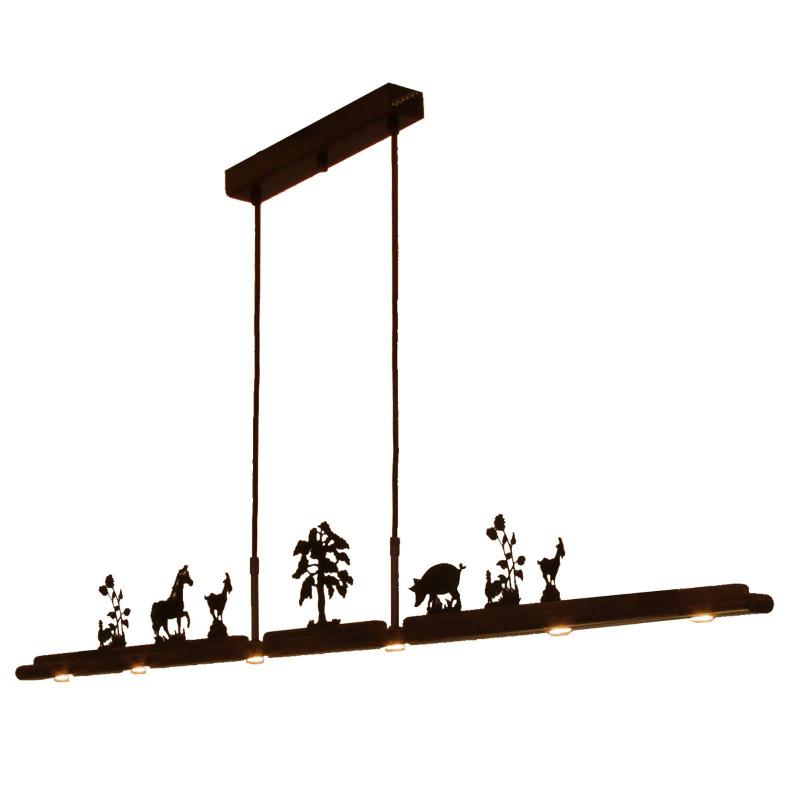 MENZEL ANTEO SUSPENSION LED, 7 MOTIFS DE FERME
