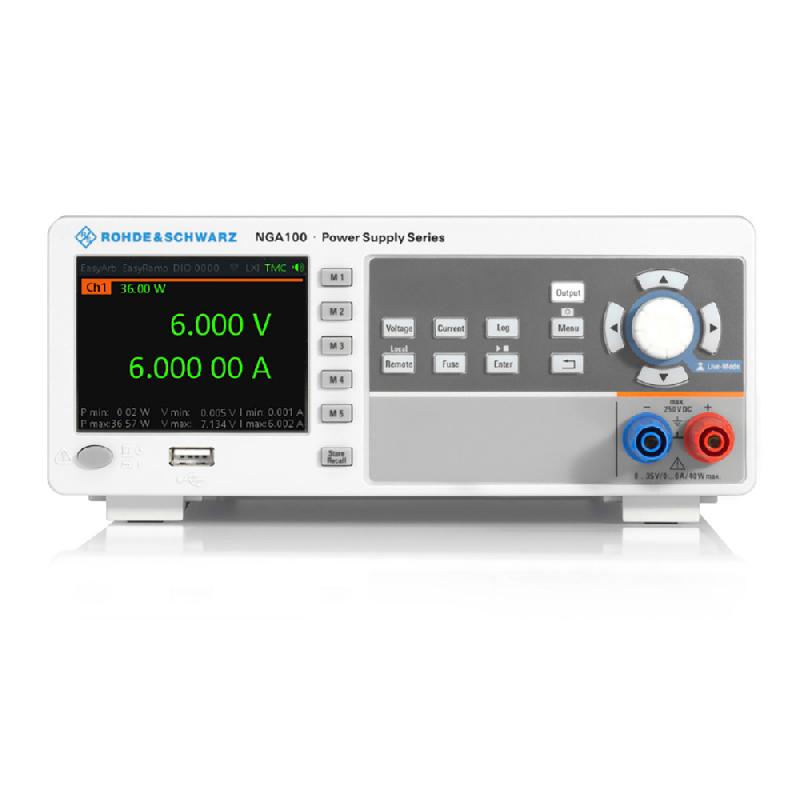 NGA101 - Alimentation numérique 1 voie 35 V / 6 A - Puissance 40 W - Rohde & Schwarz_0