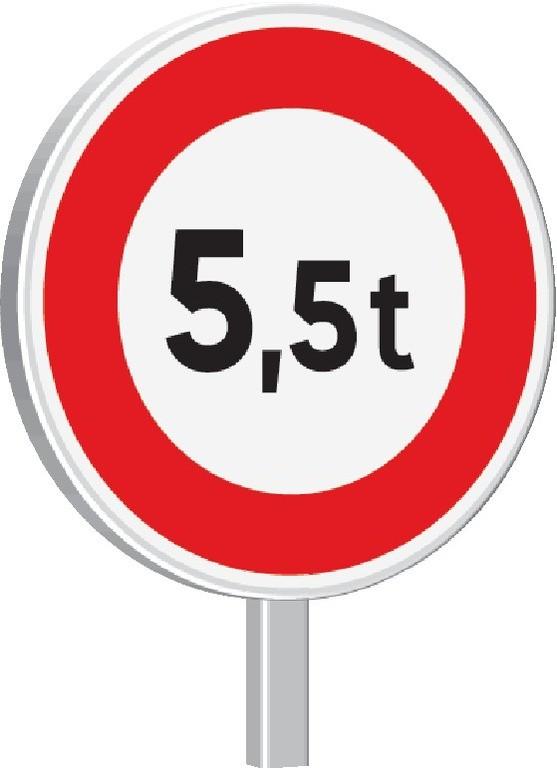 Panneaux permanents Taliasign B 850 mm classe 1 - PPTLGLV1B13-TL02/P_0