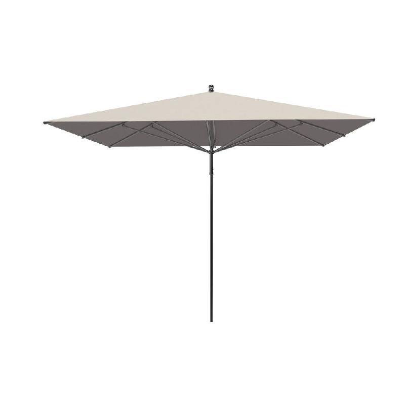 Parasol pour terrasse Pro Moorea carré 250 cm - armature + toile + housse - grès_0