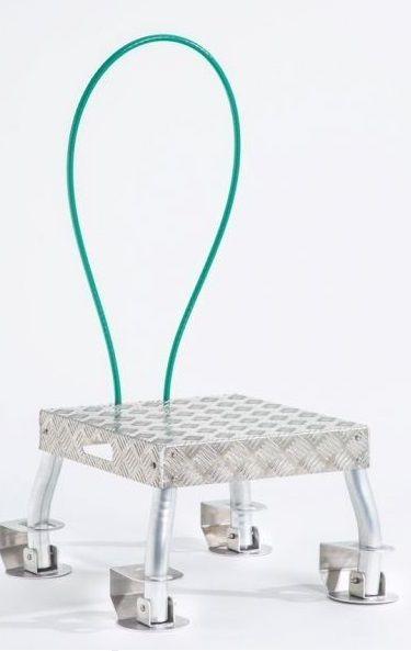 Plateforme de travail tout terrain - antidérapante avec anse semi-rigide - hauteur 30 cm_0