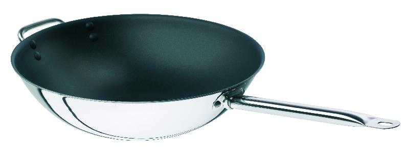 POÊLE WOK TRIGON AVEC REVÊTEMENT ANTIADHÉSIF DIAMAS PRO, 36CM, ENV. 7 LITRES