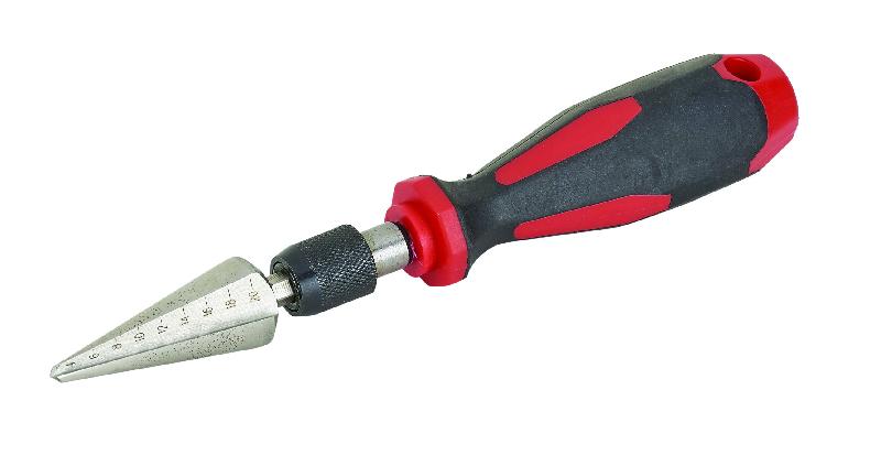 Poinçon LVT Ø 4-20 mm - emporte-pièce pour découpes tuyaux - sols PVC et caoutchouc - Romus_0