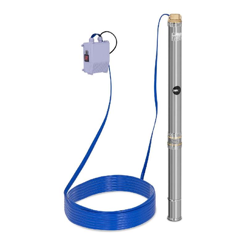 POMPE IMMERGÉE POMPE DE PUITS SUBMERSIBLE REFOULEMENT - 3 800 L/H - 550 WATTS - ACIER INOXYDABLE 14_0002966_0