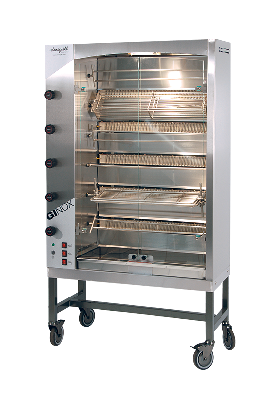 Rôtissoires a broches Gaz ou Electrique Ginox 6 Doregrill_0