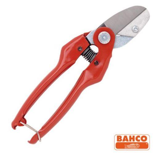 Sécateur à enclume une main BAHCO P138 - bois sec - lame double biseau en acier trempé - enclume aluminium_0