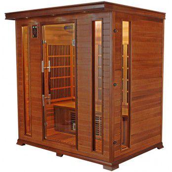 SAUNA INFRAROUGE LUXE 4 PLACES 175 X 135