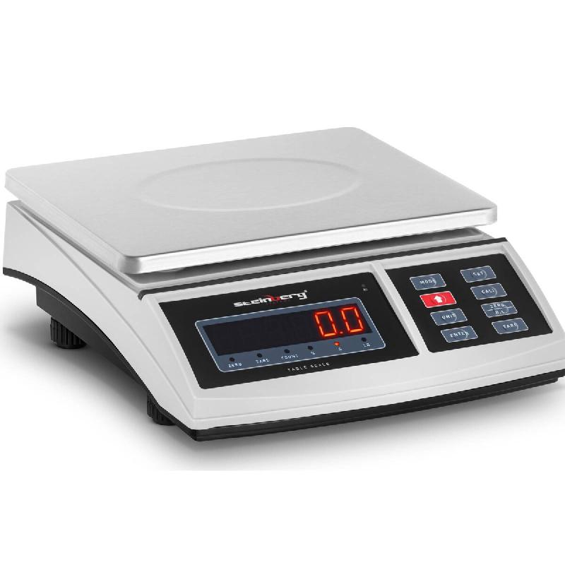 Steinberg Systems - Steinberg Systems Balance De Table Électronique Professionnelle SBS-TW-15 (2,5 g à 15 kg, ±0,5 g, Écran LED, Unités lb/kg, Pl_0