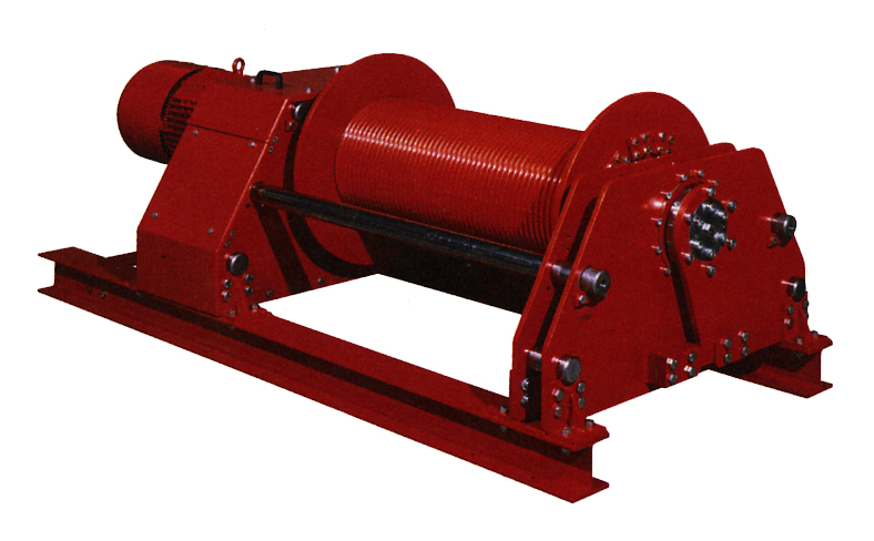 Treuil électrique avec vitesse élevée et ajustable - Capacité de 0 à 32000 Kg_0