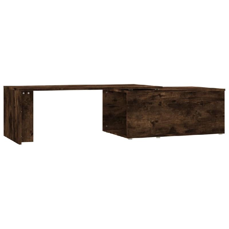 VidaXL Table basse Chêne fumé 150x50x35 cm Bois d'ingénierie Modèle Polaris Studio - 815468XL_0