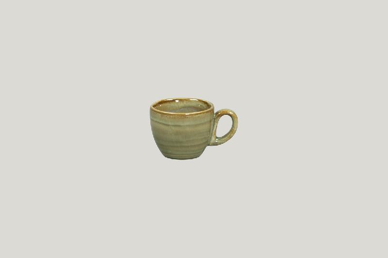 TASSE À EXPRESSO VERT PORCELAINE 8 CL Ø 6,5 CM RAKSTONE SPOT