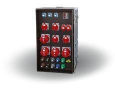 115-01-687 - Coffret de distribution avec prises de courant pour rack 19″ - Indu Electric - Entrée Powerlock et fusible principal MCCB 400A_0