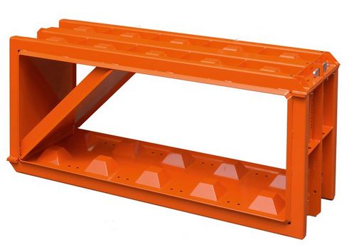 150.60.60-45 moules pour blocs en béton - Betonblock - incliné - 45° - 150x60x60 cm - 965 kg_0