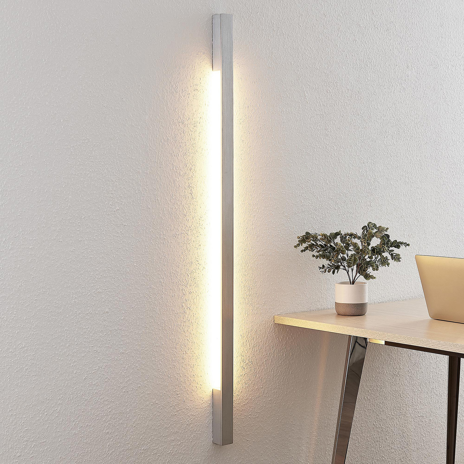 ARCCHIO IVANO APPLIQUE LED 130 CM ALUMINIUM