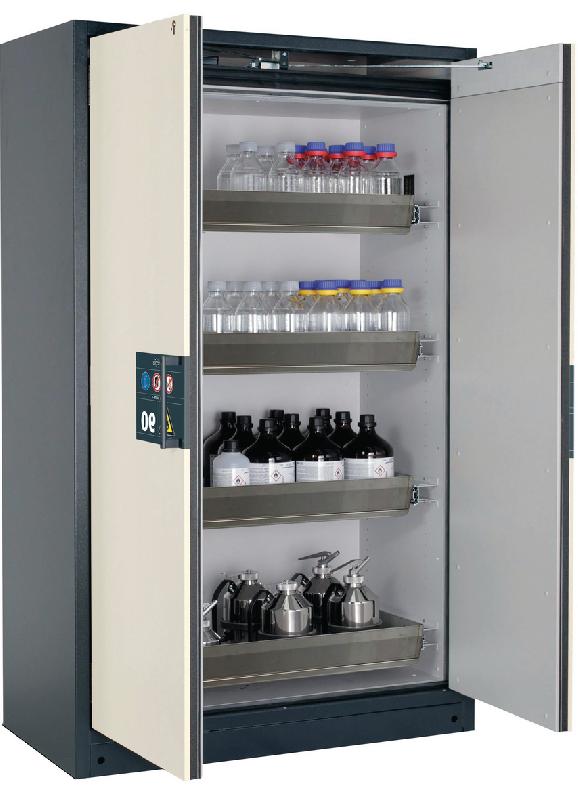 ARMOIRE SÉCURITÉ Q-PEGASUS-90 Q90.195.120.WDAC GRIS/BLANC - MANUTAN COLLECTIVITÉS