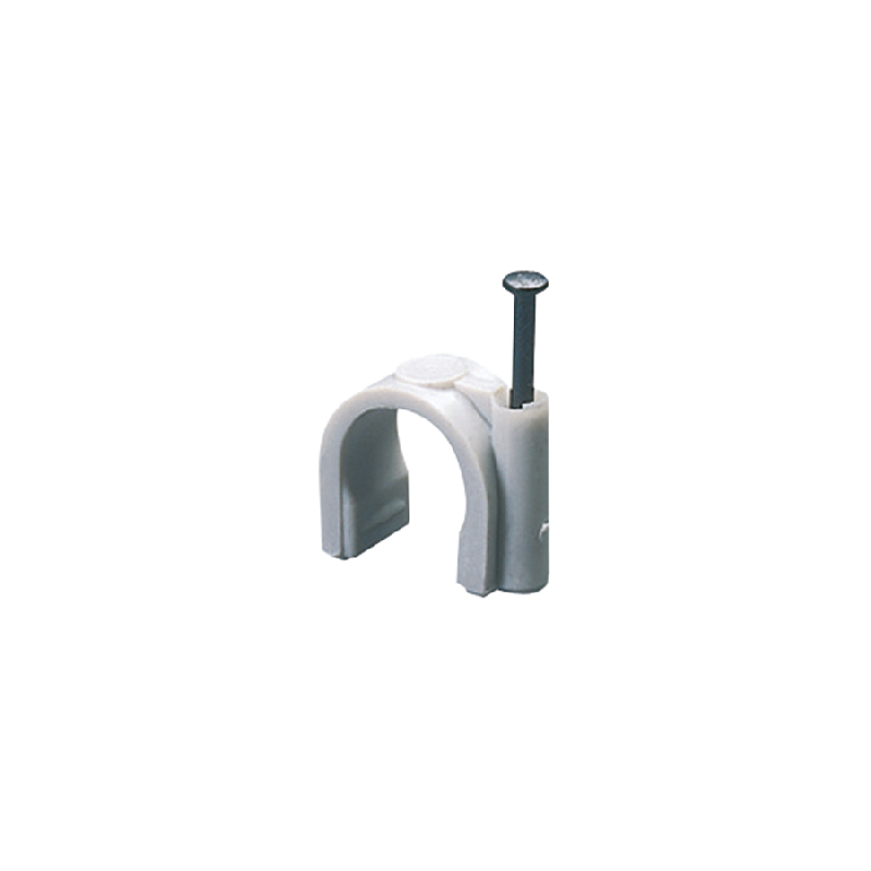 ATTACHE AVEC CLOU GRISE DIAMÈTRE 25/26 MM GEWISS 50619