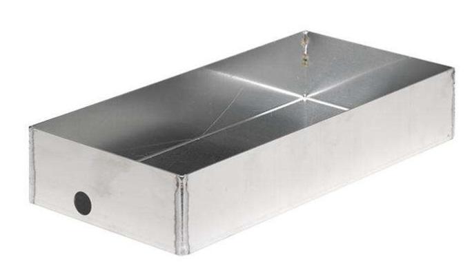 Bac évaporateur aluminium 2,5L - Sans résistance - Dimensions 300x150x60 mm_0