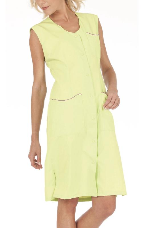 Blouse de travail femme sans manches - LAURENE 65% polyester 35% coton 210g - PCBL31-ANI-T0 - Muzelle Hasson_0