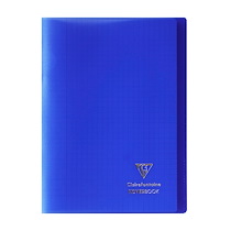 CAHIER PIQUÉ KOVERBOOK CLAIREFONTAINE - A4 21 X 29,7 CM - GRANDS CARREAUX - 96 PAGES - BLEU MARINE