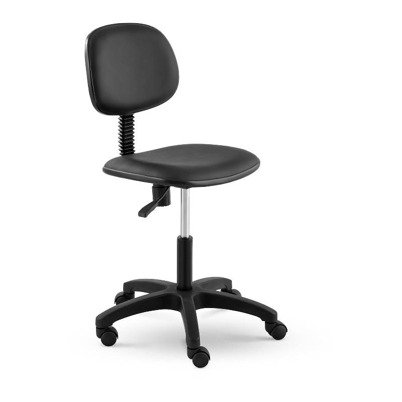 Chaise de travail ergonomique noire - Hauteur réglable 450-590 mm - Charge maximale 120 kg - Réf. 14_0007872_0