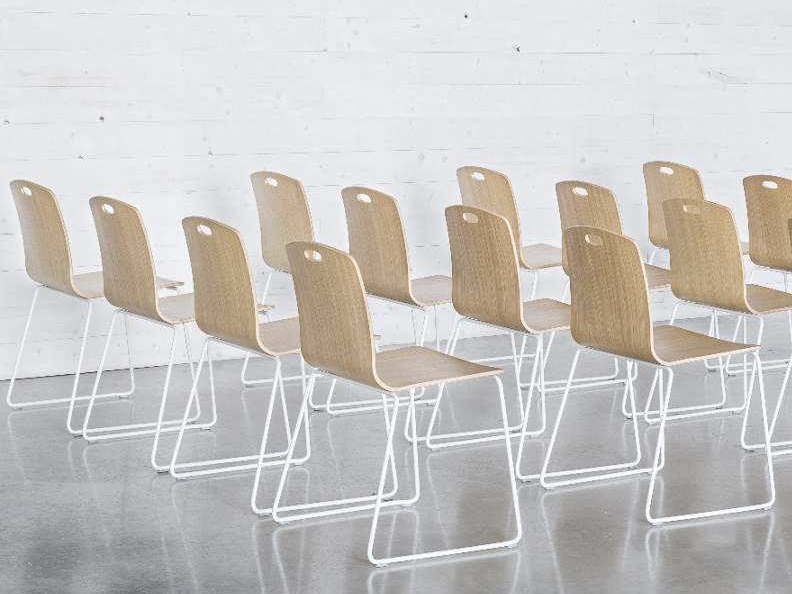 Chaise empilable Anna - polyvalente pour conférence, collectivité, accueil ou détente - fabrication européenne_0
