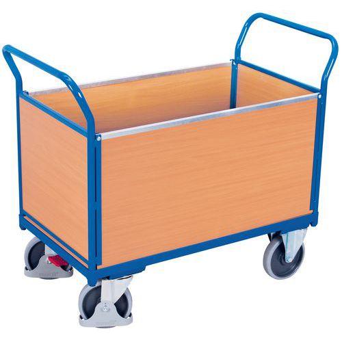 CHARIOT 4 PANNEAUX BOIS -1200X750MM-CAPACITÉ 500KG -VARIOFIT