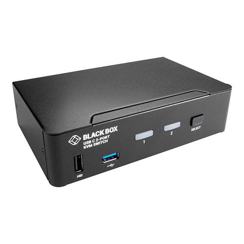 Commutateur KVM de bureau USB-C 4K, DisplayPort, 2 ports_0