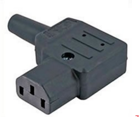 Connecteur femelle IEC60320 AC C13 - angle droit - 10A/250V - certifié RoHS & DIN EN 60320-1_0