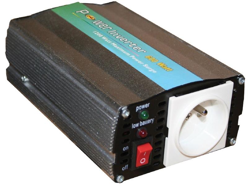 Convertisseur de tension 600 W DC/AC - 12 V DC / 230 V AC - Modèle CDCAC600_0