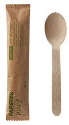 CUILLÈRE EN BOIS 'PURE', LONGUEUR: 160 MM, PAR 50 - LOT DE 2