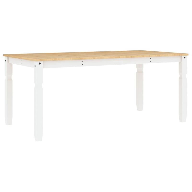 Décoshop26 - Table de salle à manger design moderne 180 x 90 x 75 cm bois massif de pin DEC036856 - Bois massif 3000261436003_0